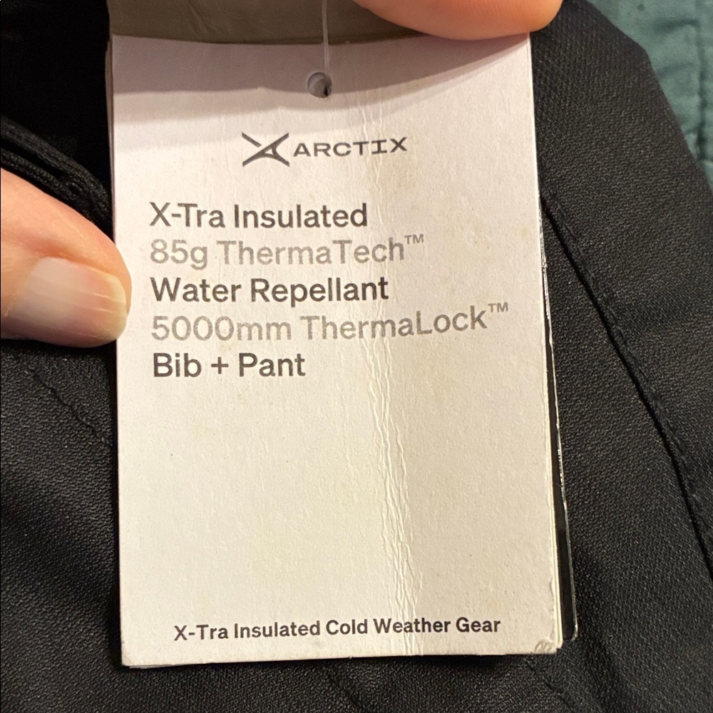 NWT Arctix Women's Insulated Snow Pants Black Large - Picture 9 of 11